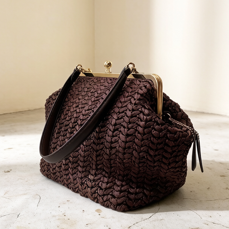 Luxury Bags Vintage - Tas Pantai Raffia Anyaman Tangan Model