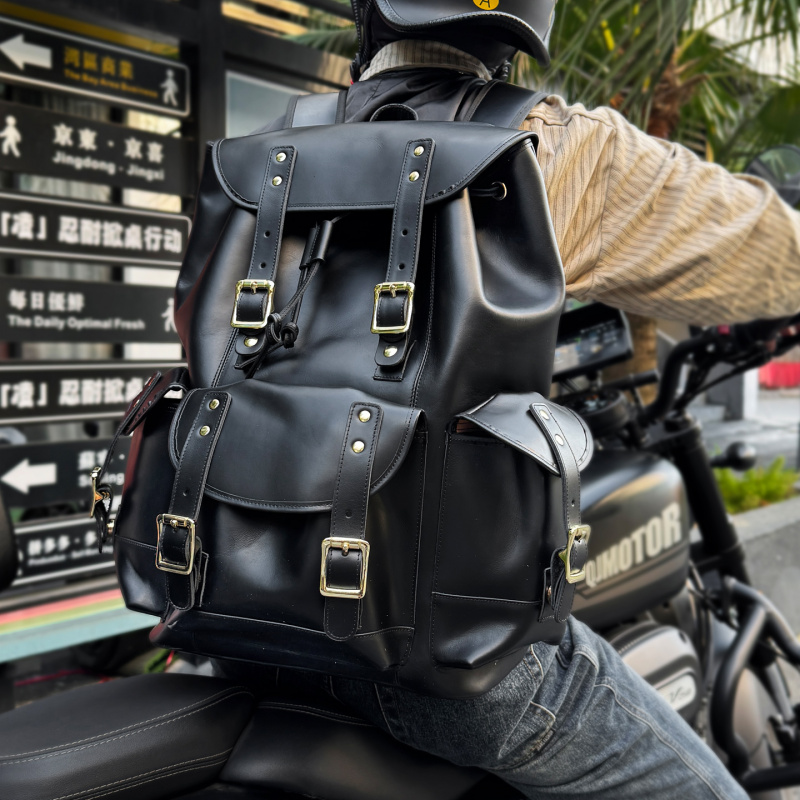Genuine Leather Backpack - Produk Baru Ransel Kulit Tas Travel
