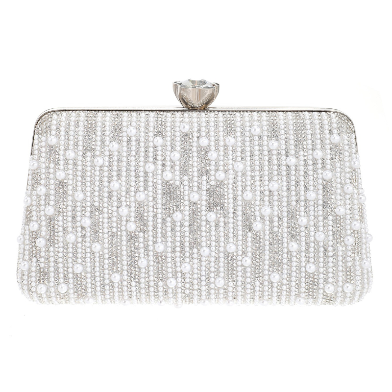 Luxury Bags Gold - Tas Malam Perak Formal Wanita Desain