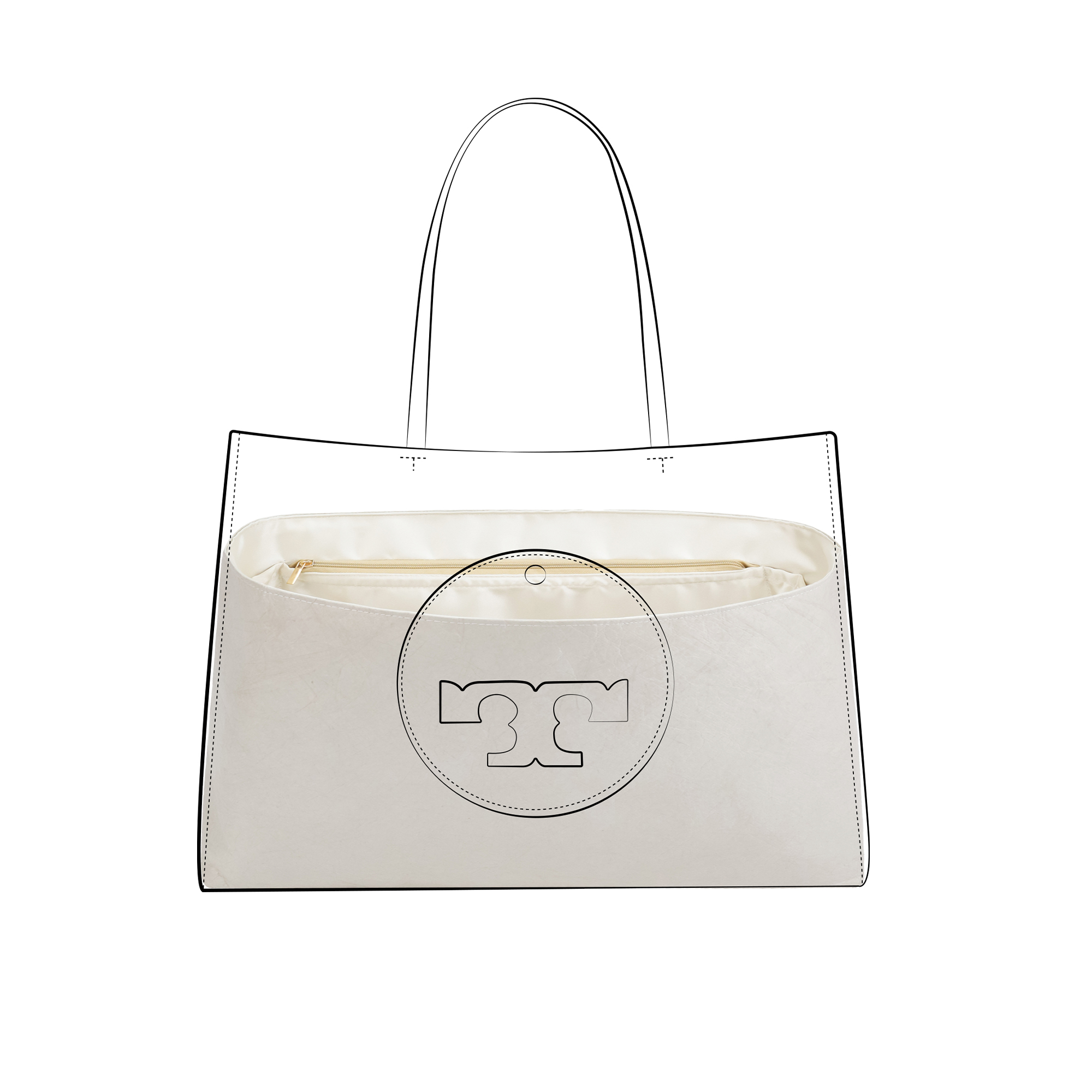 Luxury Bags Tory Burch - Organizer Tas Ringan DGAZ untuk Tas