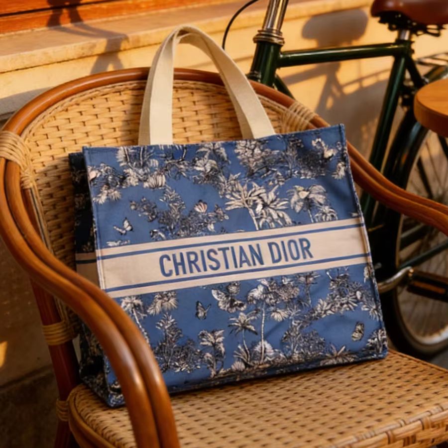 Luxury Bags Dior - Tas Dior Mewah Kustom Biru Tas