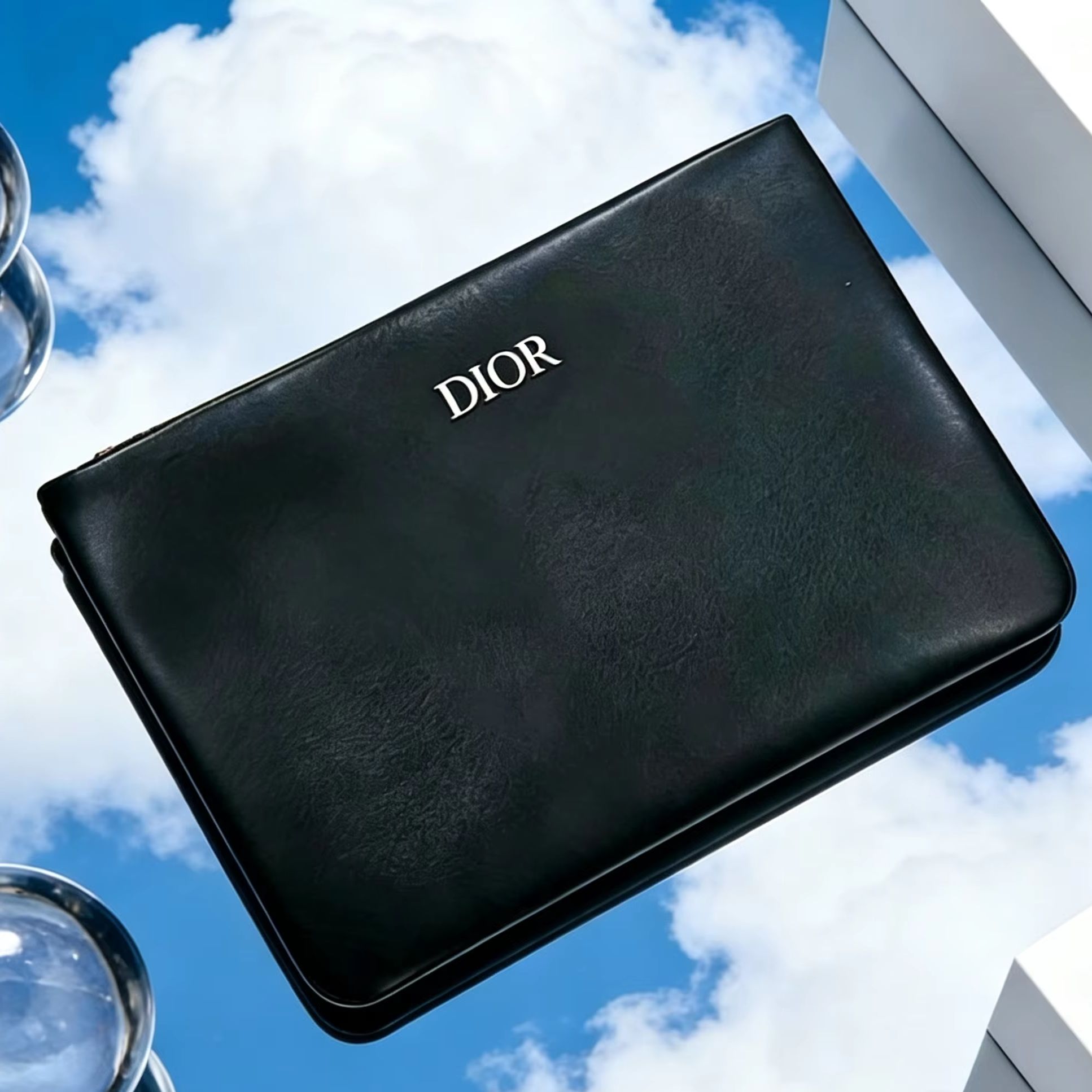 Luxury Bags Dior - Tas Dior Tas Tangan Kulit Hitam
