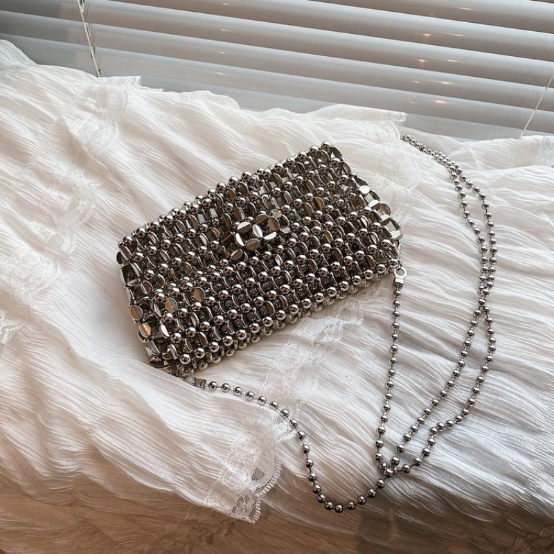 Luxury Bags Storage - Tas Malam Warna Solid PU Sense
