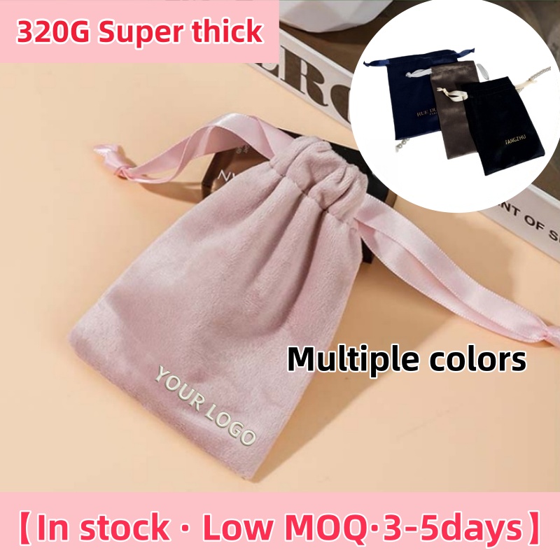 Luxury Bags Wholesale - 【Logo Custom】100Pcs Tas Makeup Beludru Super