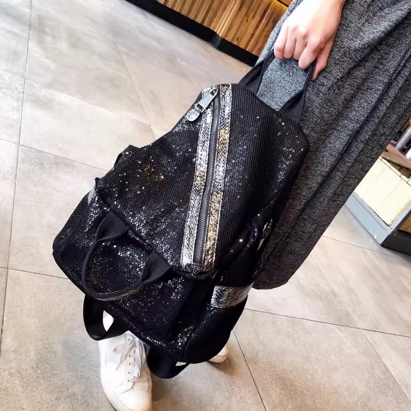 Tas punggung payet nilon wanit - Luxury Bags Vintage ulasan dan harga