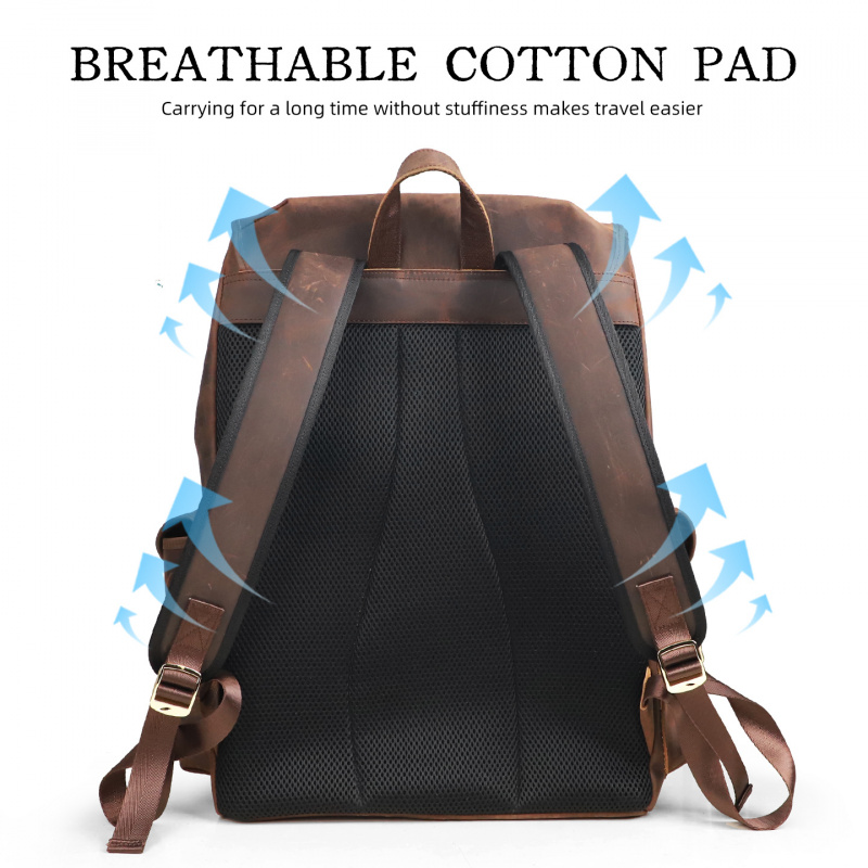 Produk Baru Ransel Kulit Tas T - Genuine Leather Backpack ulasan dan harga