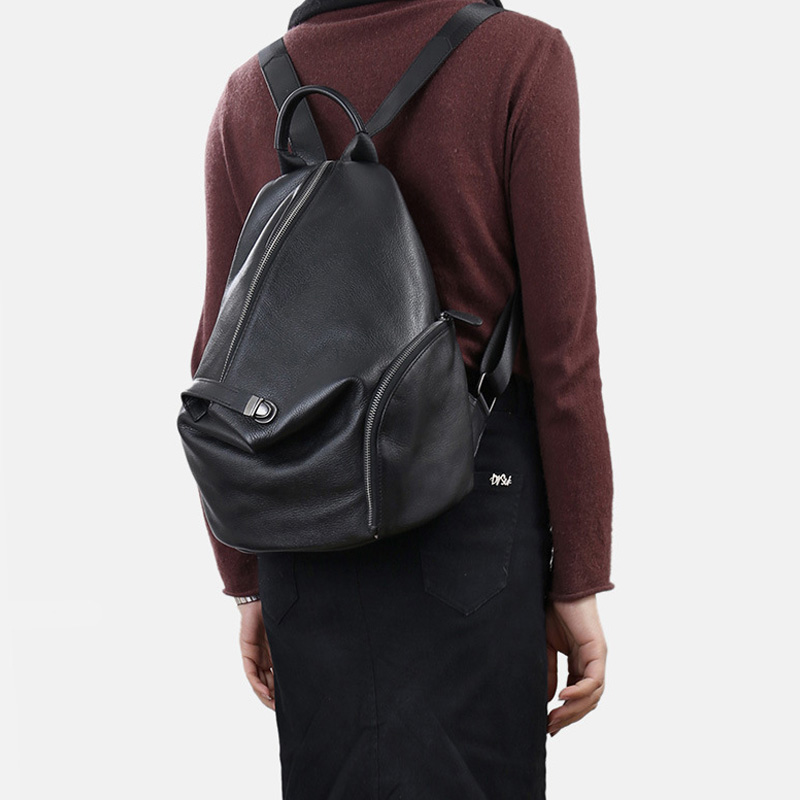 Zency ransel Anti Maling wanit - Genuine Leather Backpack ulasan dan harga