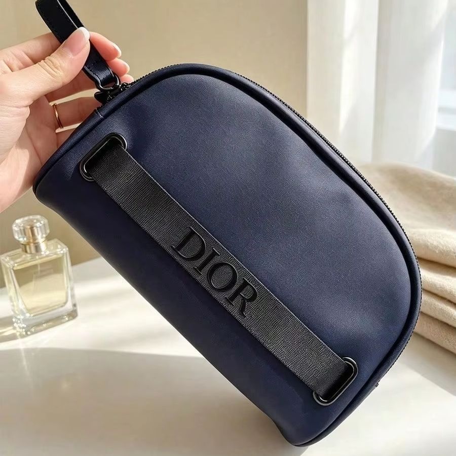 Tas Kosmetik Dior Biru Navy Be - Luxury Bags Dior ulasan dan harga