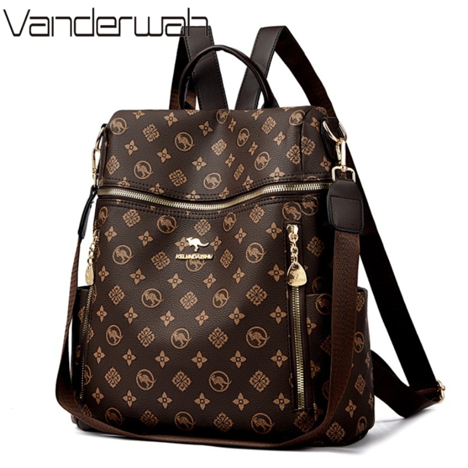 Tas Ransel Kulit Lembut Wanita - Genuine Leather Backpack ulasan dan harga
