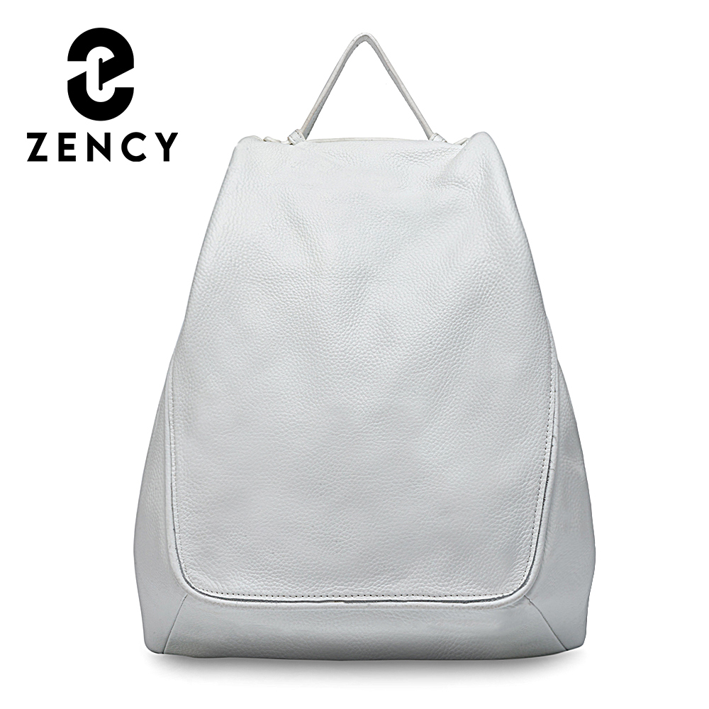 Zency Ransel Anti Maling Kulit - Genuine Leather Backpack ulasan dan harga