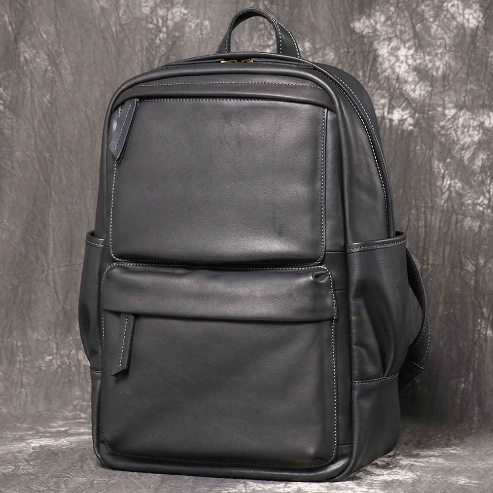 Ransel Bisnis Pria Kulit Asli  - Genuine Leather Backpack ulasan dan harga