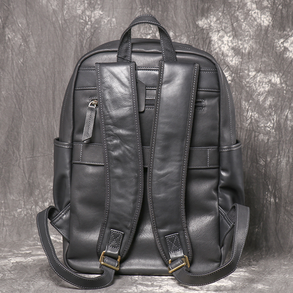 Ransel Bisnis Pria Kulit Asli  - Genuine Leather Backpack ulasan dan harga