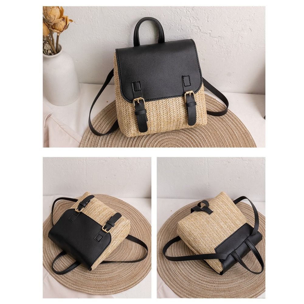 Tas Serbaguna Ransel Jerami Ku - Luxury Bags Vintage ulasan dan harga