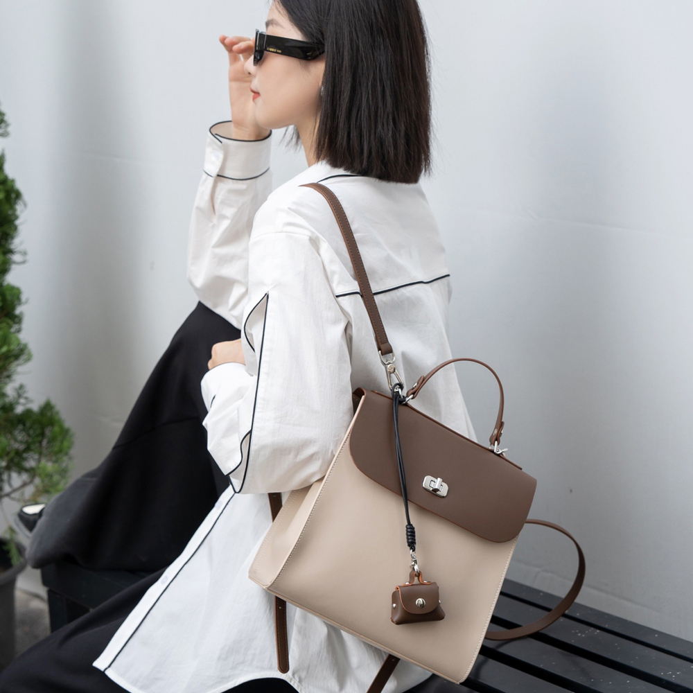 Tas Ransel Wanita Musim Semi & - Genuine Leather Backpack ulasan dan harga