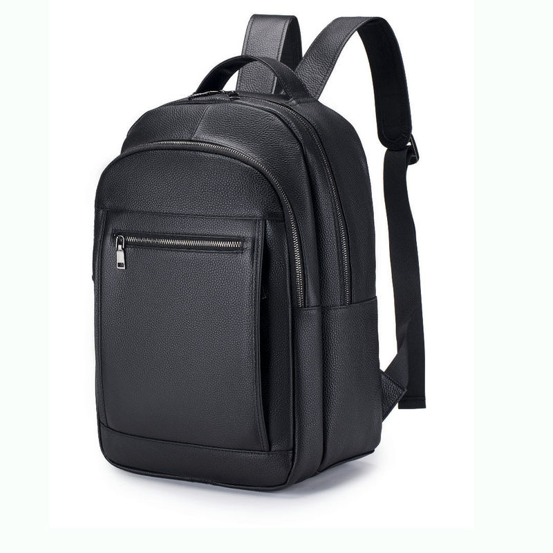 Tas kulit pria dengan tali bah - Genuine Leather Backpack ulasan dan harga