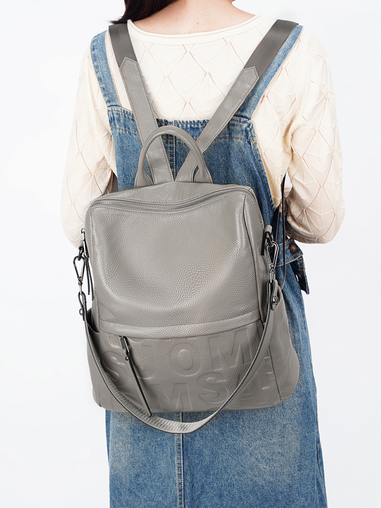Tas Ransel Kulit Asli Premium  - Genuine Leather Backpack ulasan dan harga