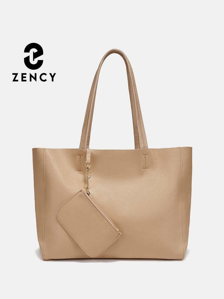 Tas Tote Besar Kulit Asli Zenc - Luxury Bags Storage ulasan dan harga