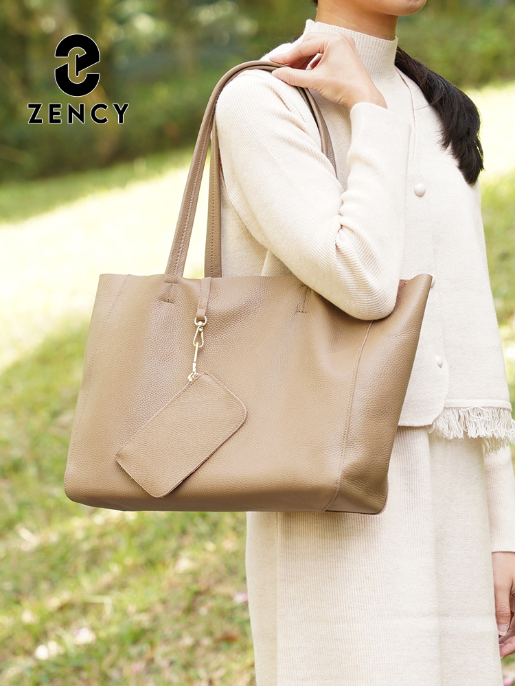 Tas Tote Besar Kulit Asli Zenc - Luxury Bags Storage ulasan dan harga