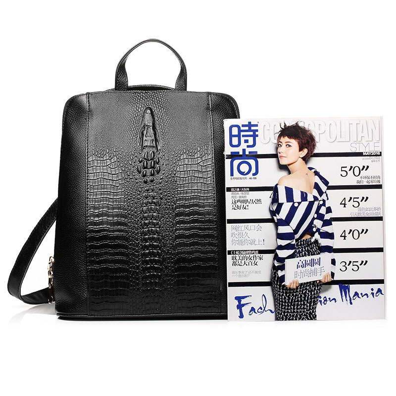Zency 100% ransel kulit asli w - Genuine Leather Backpack ulasan dan harga