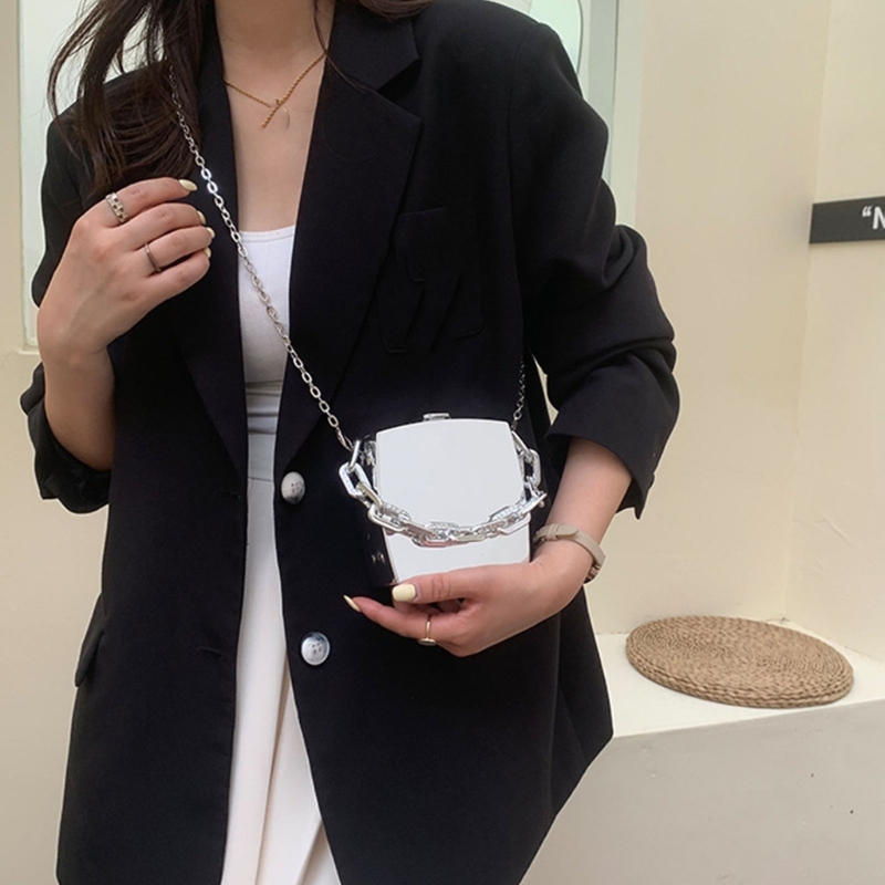 Tas Selempang Kotak PVC Kecil  - Luxury Bags Shopping ulasan dan harga