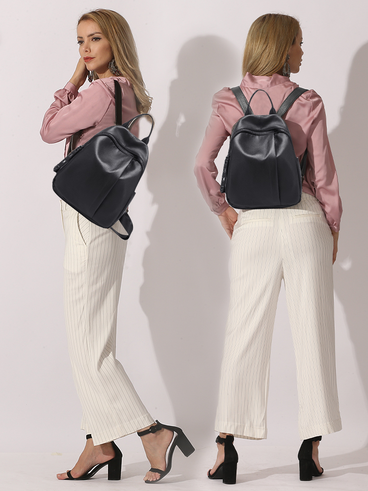 Zency Ransel Wanita Desain Ant - Genuine Leather Backpack ulasan dan harga