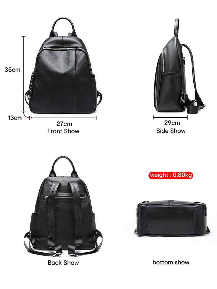 Zency Ransel Wanita Desain Ant - Genuine Leather Backpack ulasan dan harga