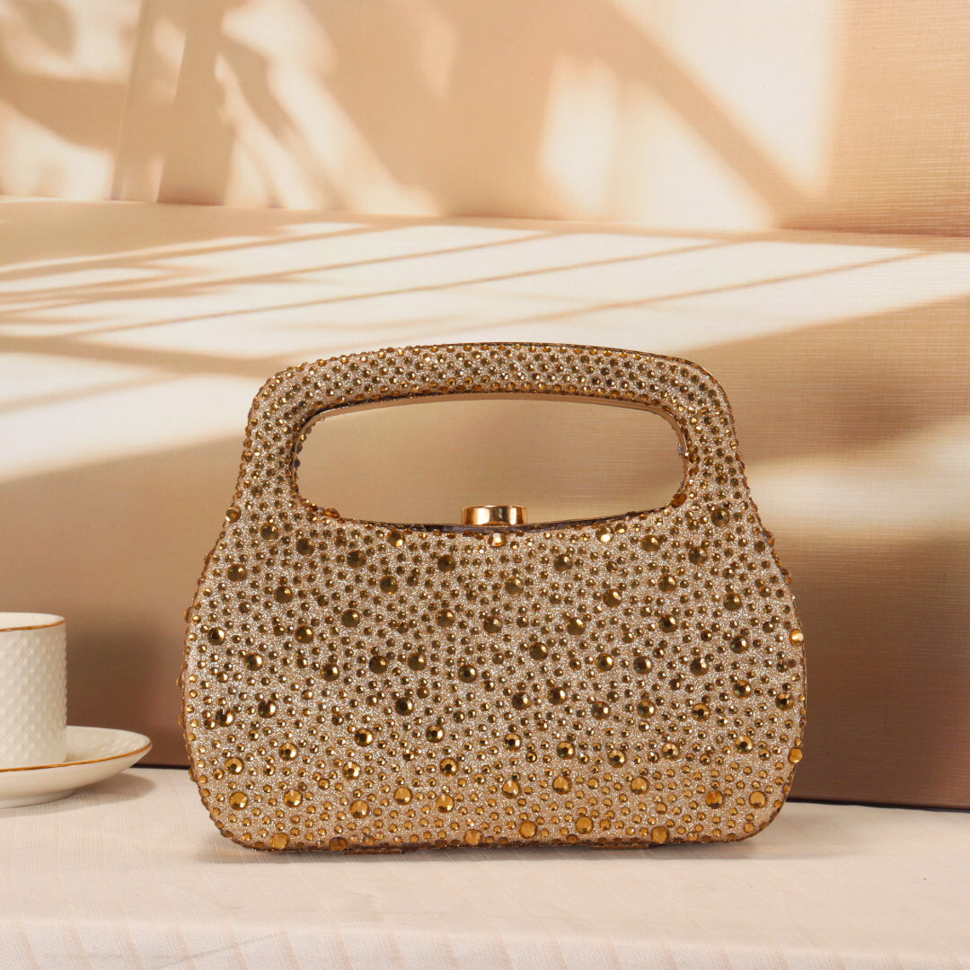 Tas malam mewah berkilauan ema - Luxury Bags Gold ulasan dan harga