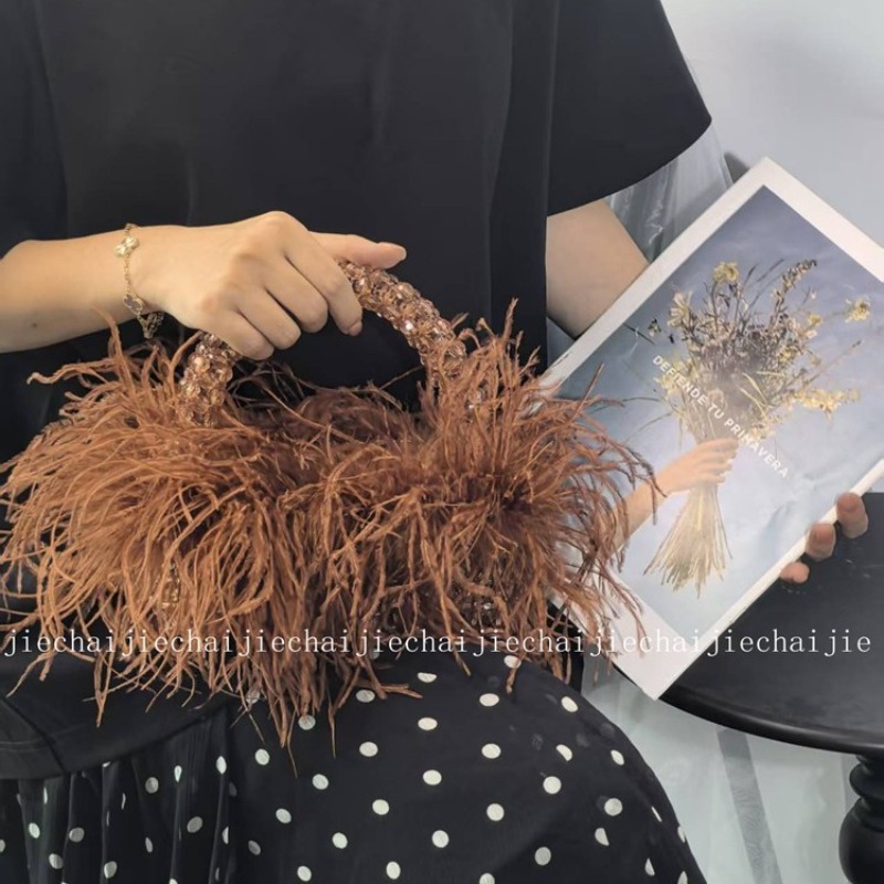 Tas Tangan Wanita Desain Bulu  - Luxury Bags In China Wholesale ulasan dan harga