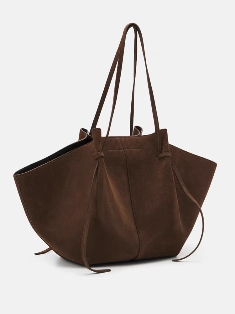 Tas Tote Suede Palsu untuk Wan - Luxury Bags Vintage ulasan dan harga