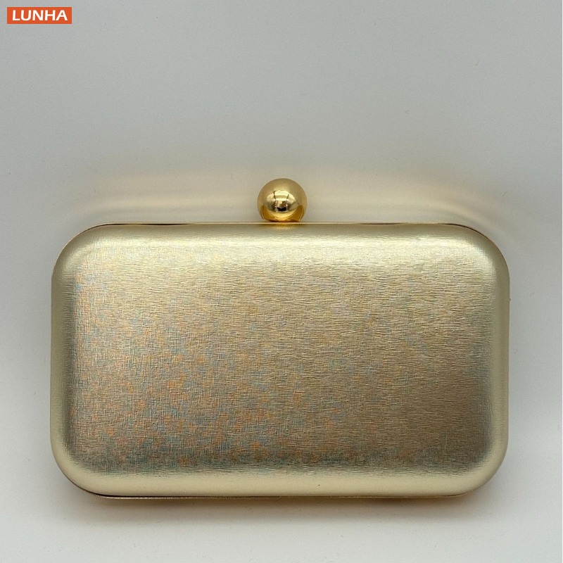 Tas Malam Tas Kotak Metalik An - Luxury Bags Gold ulasan dan harga