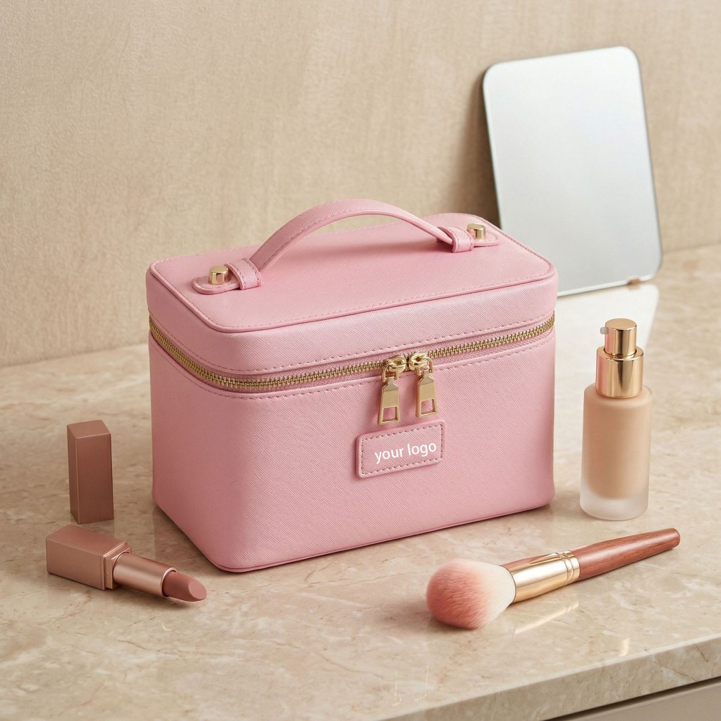 Tas Makeup Kulit Motif Burung  - Luxury Bags Storage ulasan dan harga