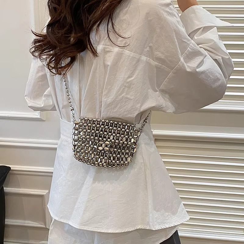 Tas Malam Warna Solid PU Sense - Luxury Bags Storage ulasan dan harga