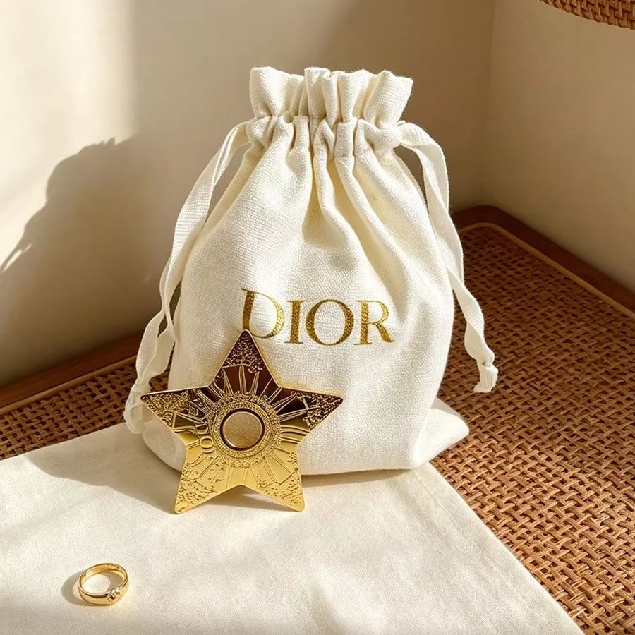 Tas Serut Kanvas Dior Off-Whit - Luxury Bags Dior ulasan dan harga