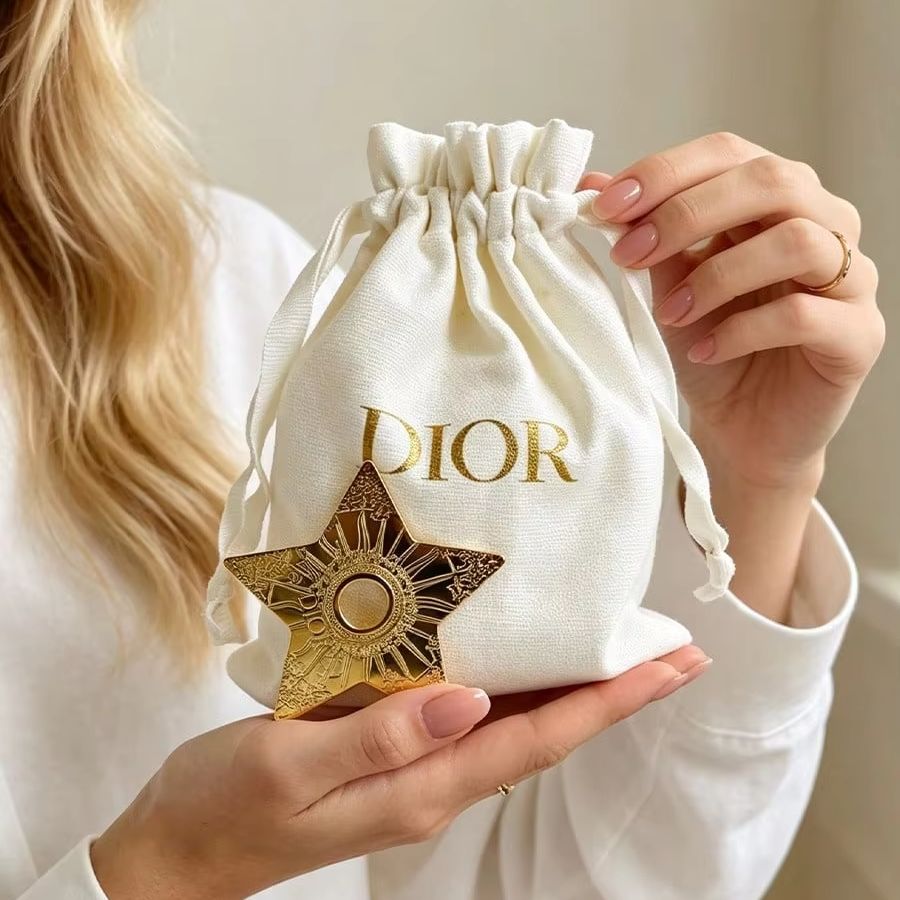 Tas Serut Kanvas Dior Off-Whit - Luxury Bags Dior ulasan dan harga