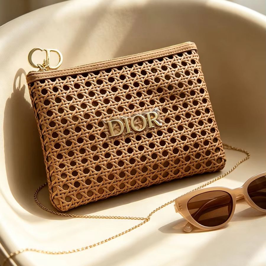 Tas DIOR Wanita Anyaman Rotan  - Luxury Bags Dior ulasan dan harga